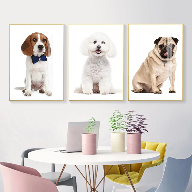 Animal Decorative Picture Wall Art Canvas Painting Home Decor Cute Poodle Husky Pug Pet Dog Poster Print Children's Bedroom
Animal Decorative Picture Wall Art Canvas Painting Home Decor Cute Poodle Husky Pug Pet Dog Poster Print Children's Bedroom
