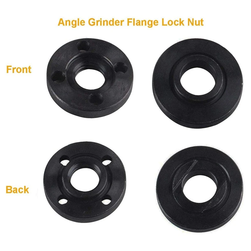 1 Pair Flange Nuts Inner Outer Locking Nuts Set M14 Thread Replacement Parts For Power Tools Electric Angle Grinder Accessories
1 Pair Flange Nuts Inner Outer Locking Nuts Set M14 Thread Replacement Parts For Power Tools Electric Angle Grinder Accessories