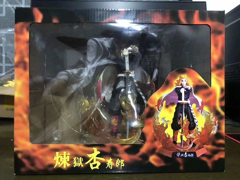 25cm Demon Slayer Rengoku Kyoujurou PVC Anime Action Figures Toys GK Anime Kimetsu No Yaiba PVC Figurine Toy 
25cm Demon Slayer Rengoku Kyoujurou PVC Anime Action Figures Toys GK Anime Kimetsu No Yaiba PVC Figurine Toy
