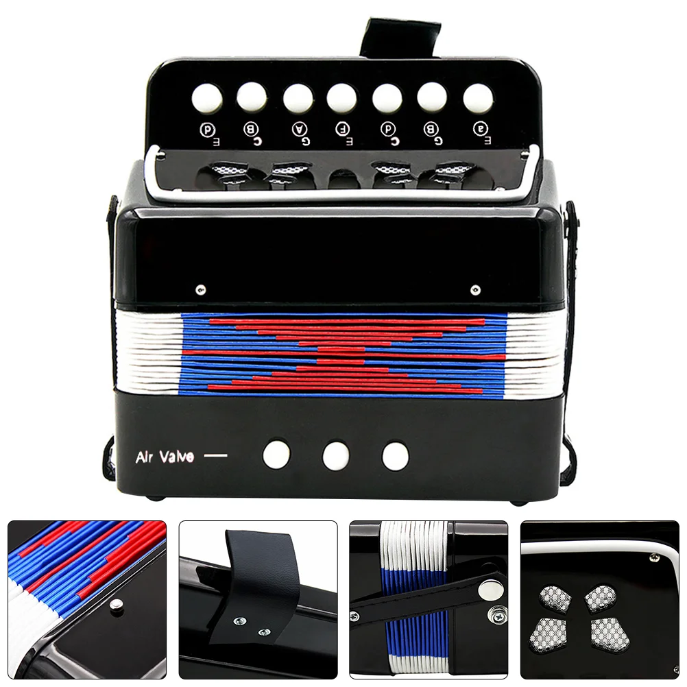 1 шт., детский музыкальный инструмент «гармошка» (черный)
1 шт., детский музыкальный инструмент «гармошка» (черный)