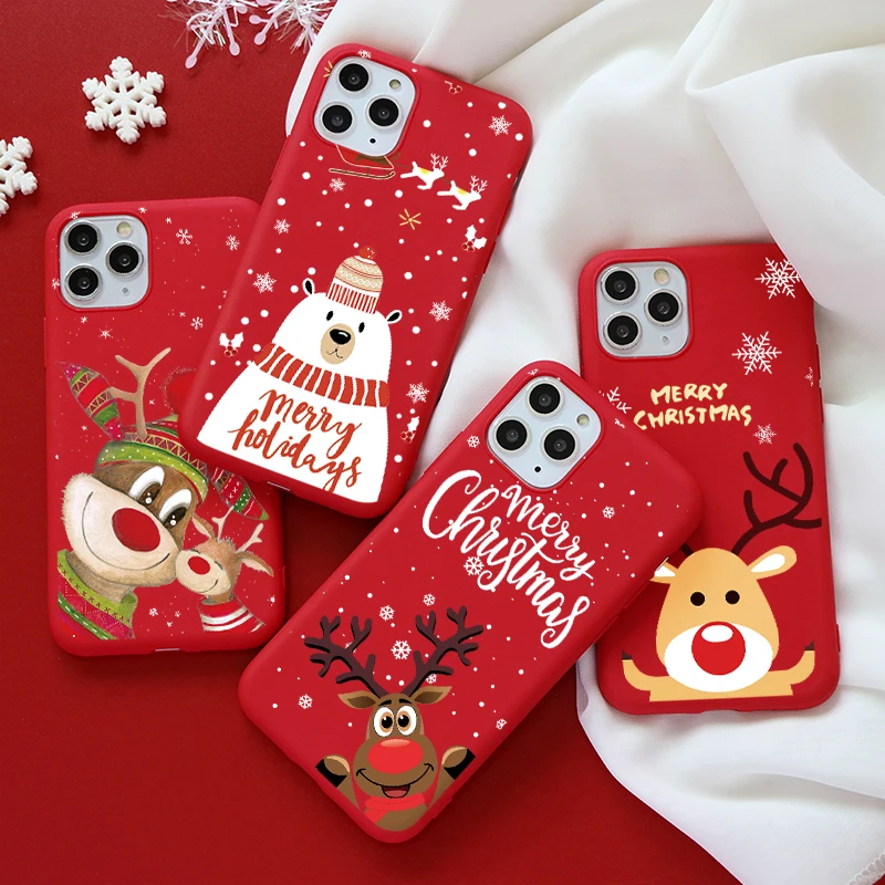High quality cartoon Christmas phone case for iPhone 12 12pro 12mini 11 7 8 Plus 13 Deer case for iPhone XR X Xs 11 Pro Max
High quality cartoon Christmas phone case for iPhone 12 12pro 12mini 11 7 8 Plus 13 Deer case for iPhone XR X Xs 11 Pro Max