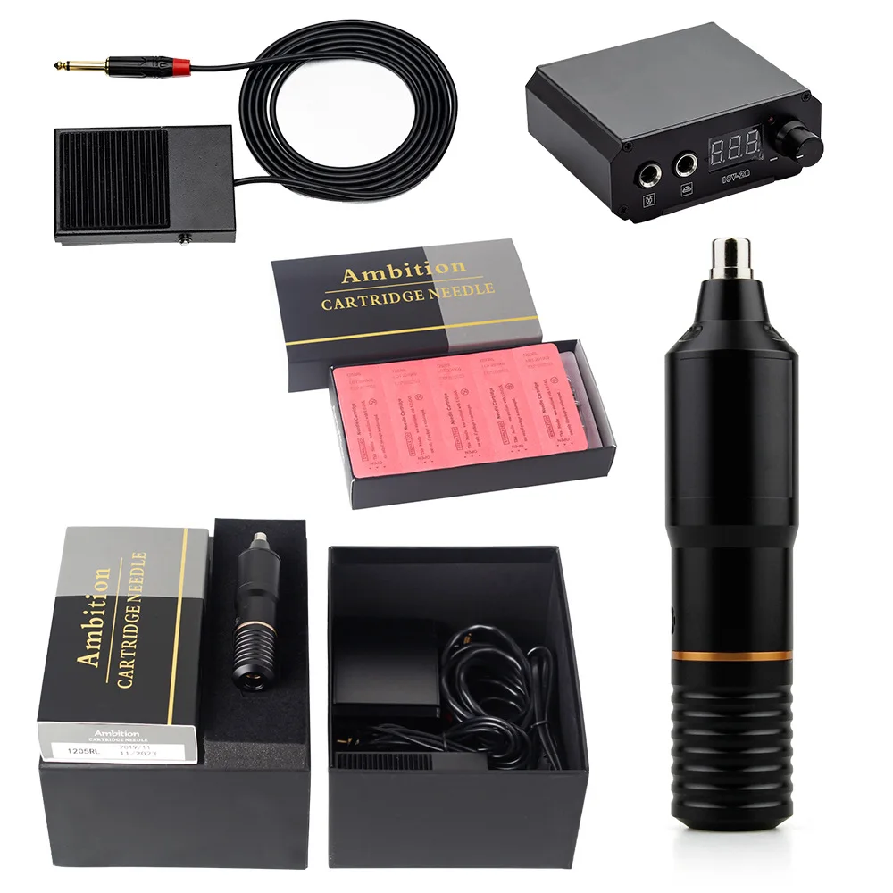 Professional Tattoo Machine Kit Sets motor tattoo gun machine kits Power Supply pedal needle cartridge
Professional Tattoo Machine Kit Sets motor tattoo gun machine kits Power Supply pedal needle cartridge