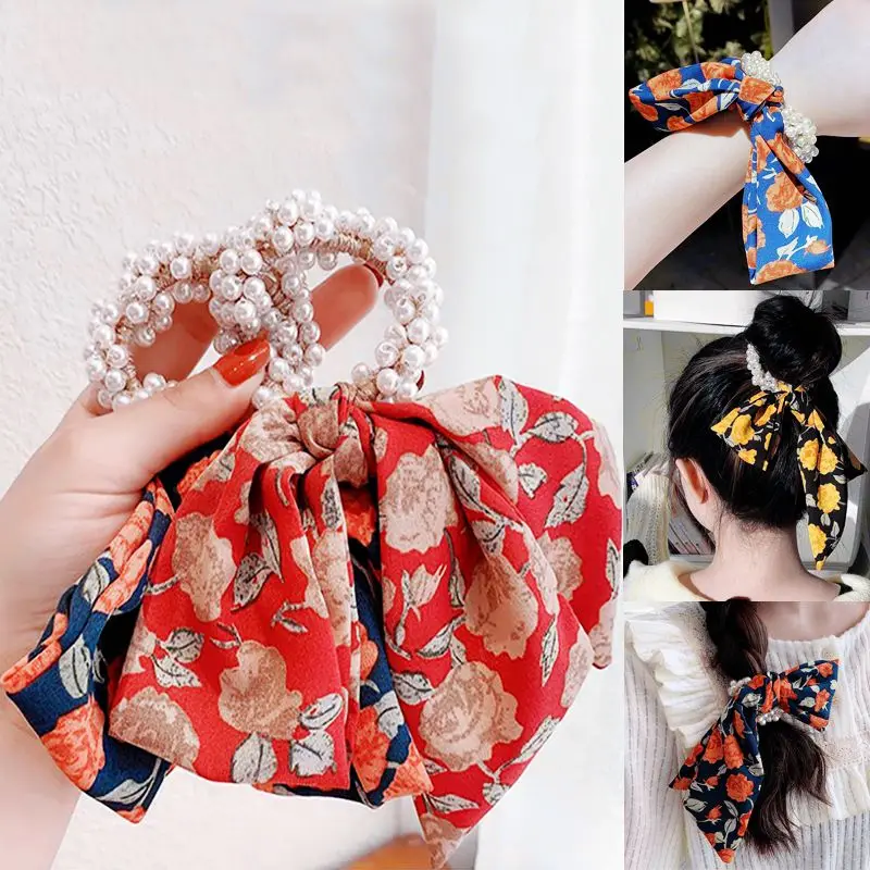1Pcs New Long Ribbon Ponytail Holder Hair Scarf Bows Girls Headband Sweety Pearl Hair Ties Hair Accessories Hair Bands For Women
1Pcs New Long Ribbon Ponytail Holder Hair Scarf Bows Girls Headband Sweety Pearl Hair Ties Hair Accessories Hair Bands For Women