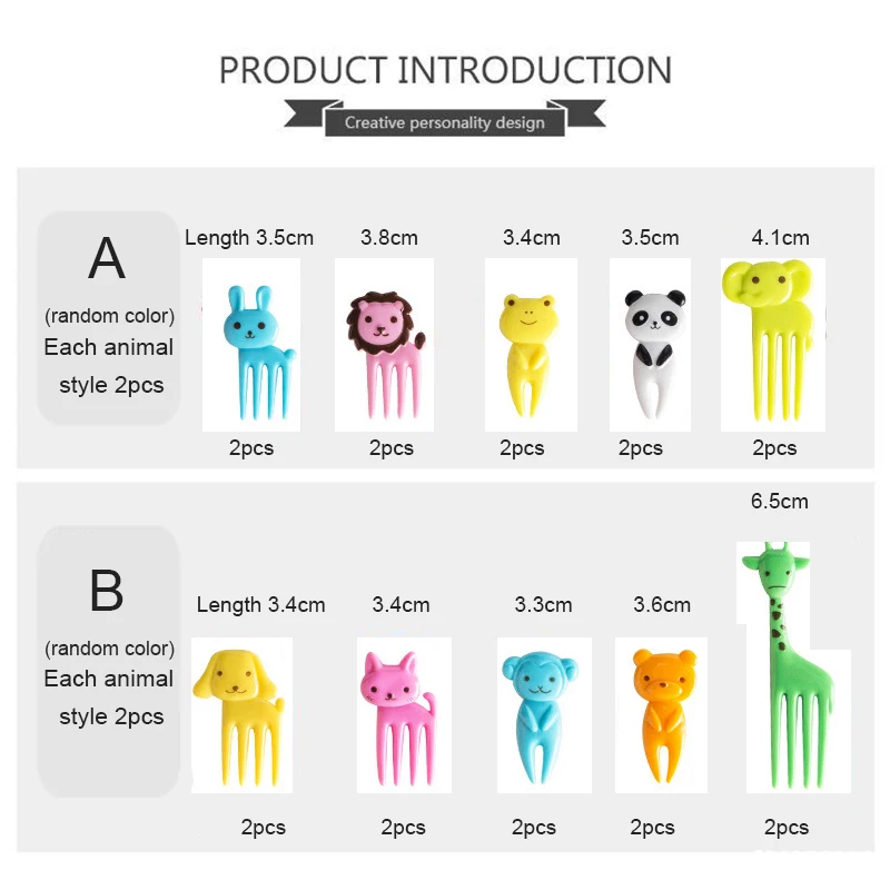 Animal Farm Fruit Fork Mini Cartoon Children Snack Cake Dessert Food Fruit Pick Toothpick Bento Lunches Party Decor Random Color
Animal Farm Fruit Fork Mini Cartoon Children Snack Cake Dessert Food Fruit Pick Toothpick Bento Lunches Party Decor Random Color