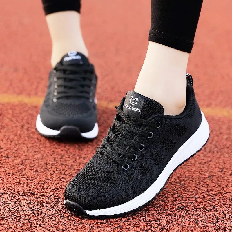 Fashion Women Sports Shoes Women Tennis Shoes Breathable Mesh Light Outdoor Walking Sneakers Lace-up Female Footwear Flats Shoes
Fashion Women Sports Shoes Women Tennis Shoes Breathable Mesh Light Outdoor Walking Sneakers Lace-up Female Footwear Flats Shoes