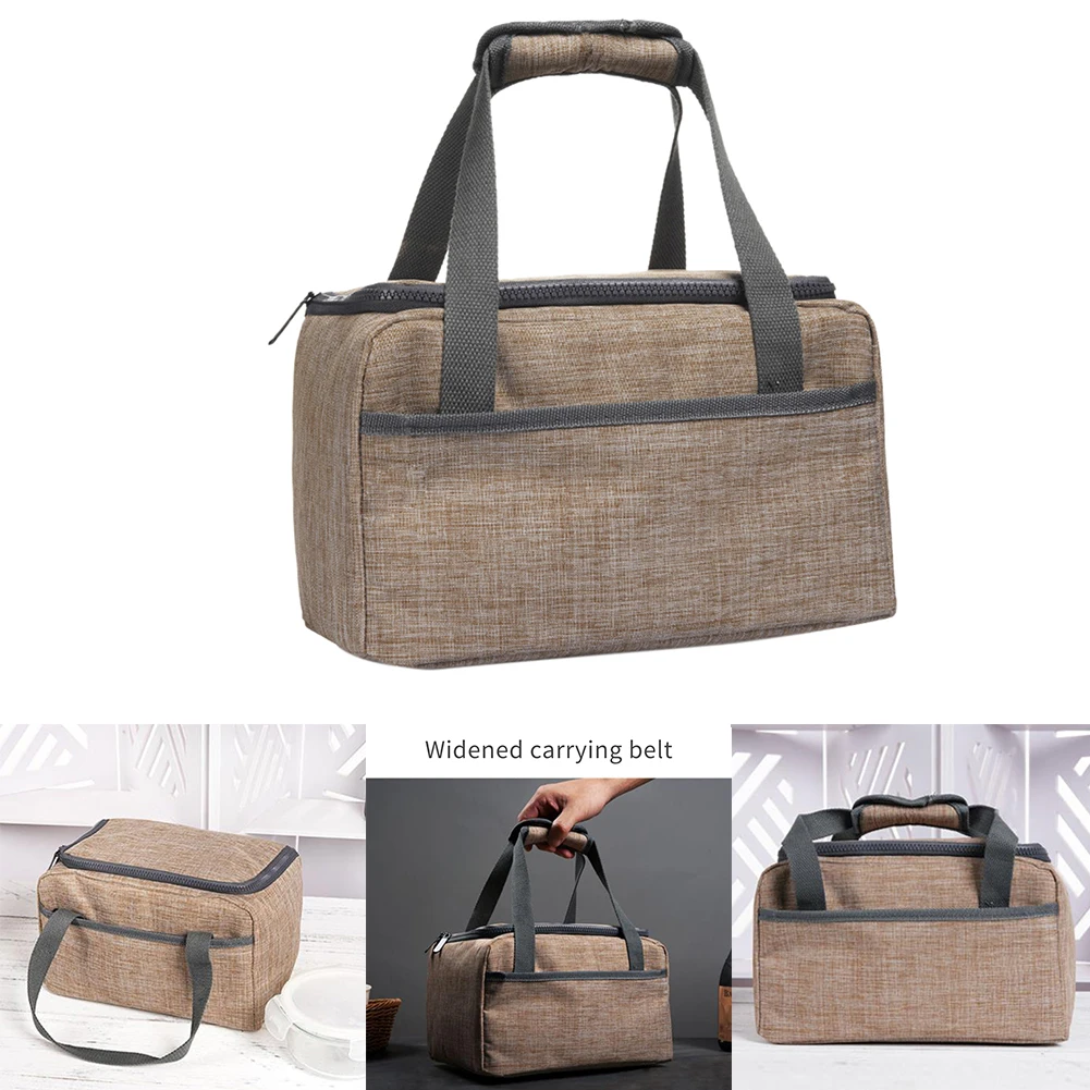 Women Men Snack Storage Dinner Organizer Lunch Bag Waterproof Oxford Thermal Insulated Picnic Zipper Closure Portable Office 
Women Men Snack Storage Dinner Organizer Lunch Bag Waterproof Oxford Thermal Insulated Picnic Zipper Closure Portable Office