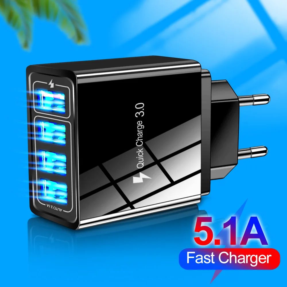 HEZUGOYI 5.1a qc3.0 4USB fast charging multi port mobile phone charger for iPhone Samsung Huawei tablet mobile phone USB charger
HEZUGOYI 5.1a qc3.0 4USB fast charging multi port mobile phone charger for iPhone Samsung Huawei tablet mobile phone USB charger