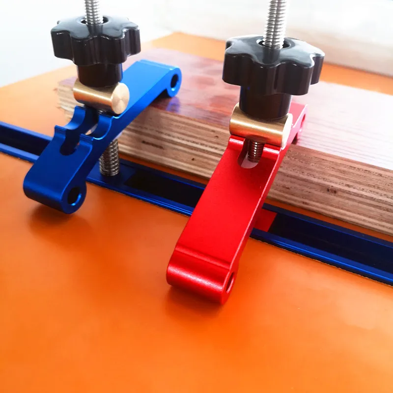 Upgraded Aluminum Alloy T-track Clamping Blocks Woodworking Jig Universal T Slot Clamping Blocks Platen Woodworking Tools
Upgraded Aluminum Alloy T-track Clamping Blocks Woodworking Jig Universal T Slot Clamping Blocks Platen Woodworking Tools