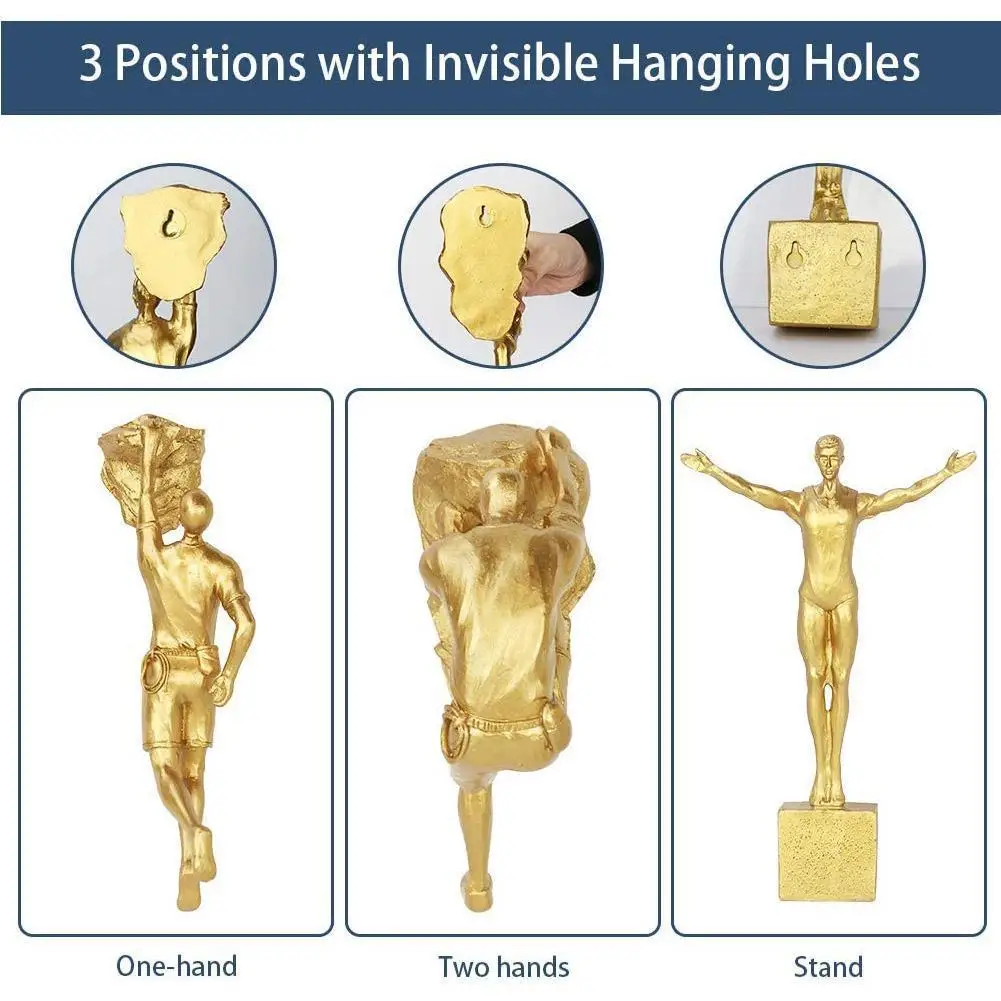 Climbing Small Person Sculpture Wall Hanging Background Wall Figurine Wall European Decoration Pendant North Art U5G8 
Climbing Small Person Sculpture Wall Hanging Background Wall Figurine Wall European Decoration Pendant North Art U5G8