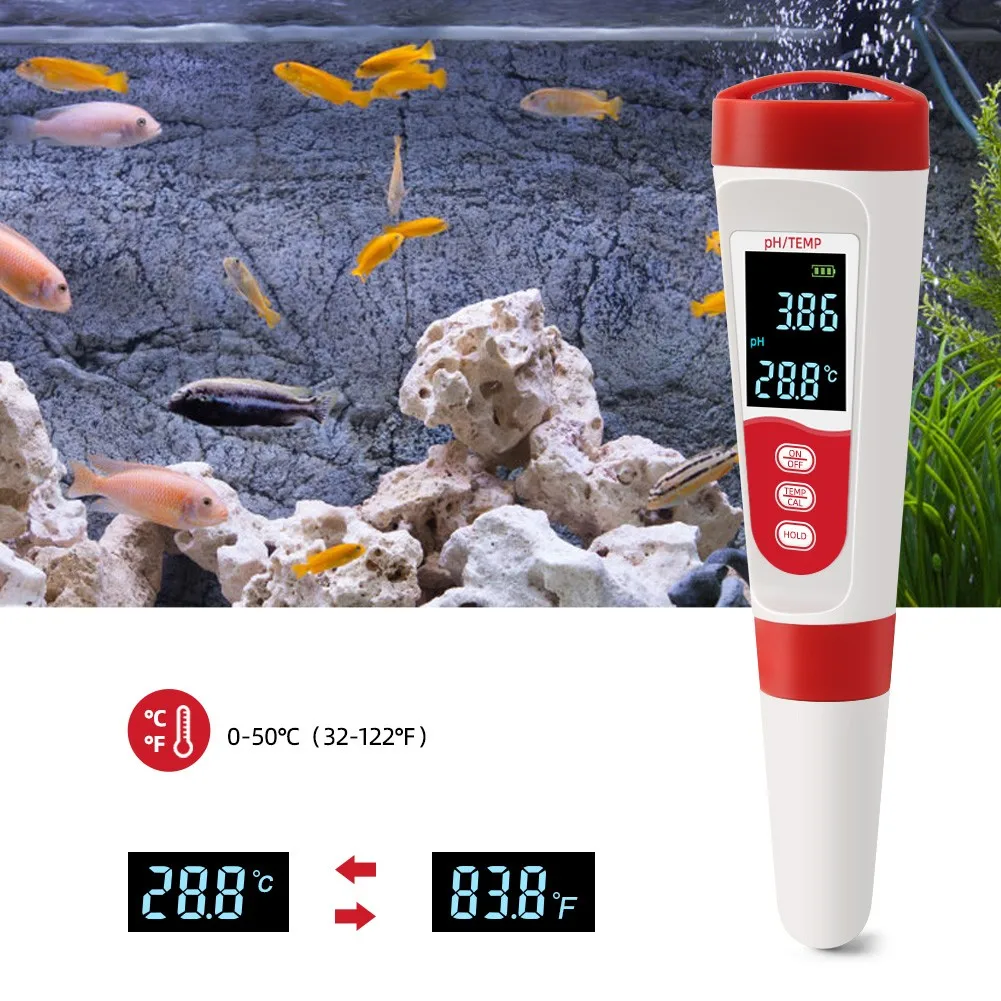 Digital Ph Meter Water Quality Purity Tester Pen Acidometer Detector For Drinking Water, Aquaculture, Swimming Pools, Aquariums
Digital Ph Meter Water Quality Purity Tester Pen Acidometer Detector For Drinking Water, Aquaculture, Swimming Pools, Aquariums