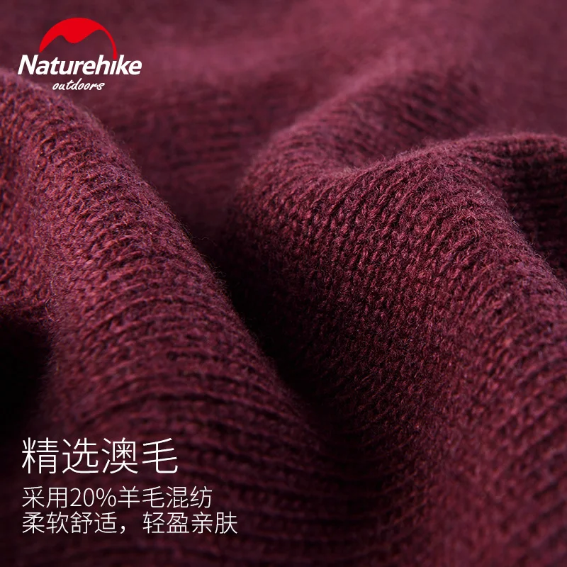 Теплая шерстяная шапка Naturehike с фабрики вязаная для мужчин и женщин Спортивная
