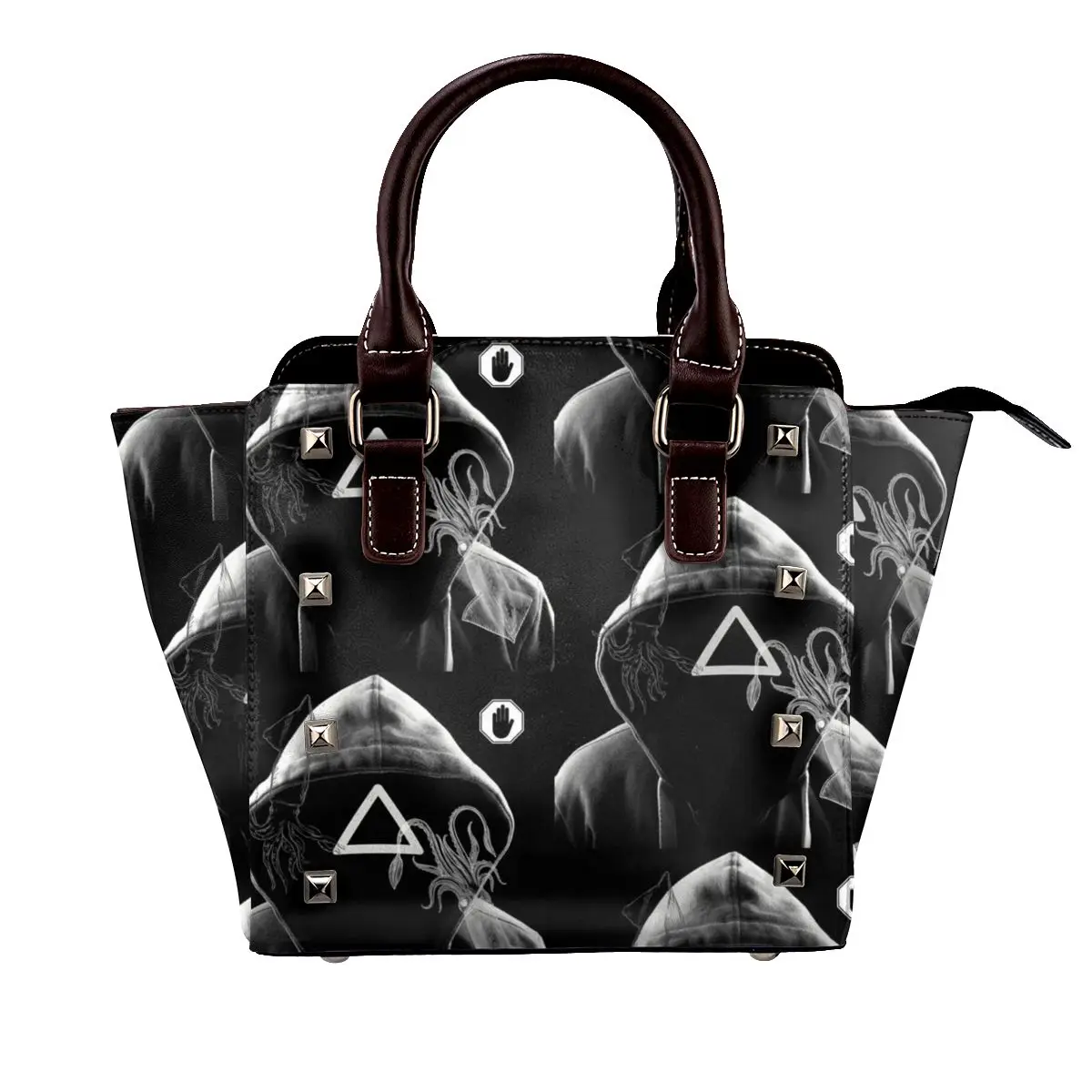 Squid Game Triangle Masked Soldier Shoulder Bag Creepy Gift Aesthetic Handbag Leather Streetwear Woman Bags
Squid Game Triangle Masked Soldier Shoulder Bag Creepy Gift Aesthetic Handbag Leather Streetwear Woman Bags