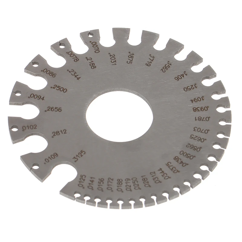 Stainless Steel 0-36 Round AWG SWG Wire Thickness Ruler Gauge Diameter Measurer Tool 
Stainless Steel 0-36 Round AWG SWG Wire Thickness Ruler Gauge Diameter Measurer Tool