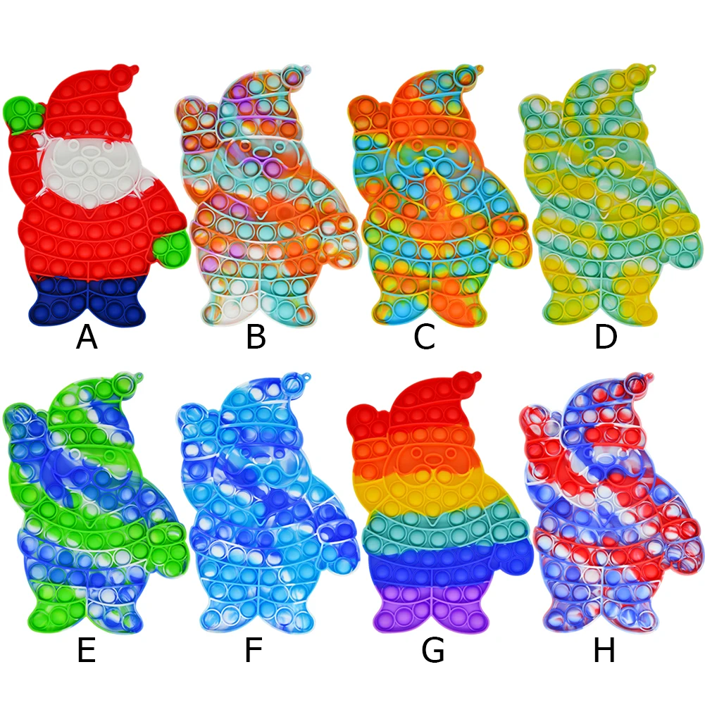 Christmas Santa Claus Push Bubble Santa Claus Shape Autism Needs Stress Reliever Toys For Adult Children Happy New Year
Christmas Santa Claus Push Bubble Santa Claus Shape Autism Needs Stress Reliever Toys For Adult Children Happy New Year