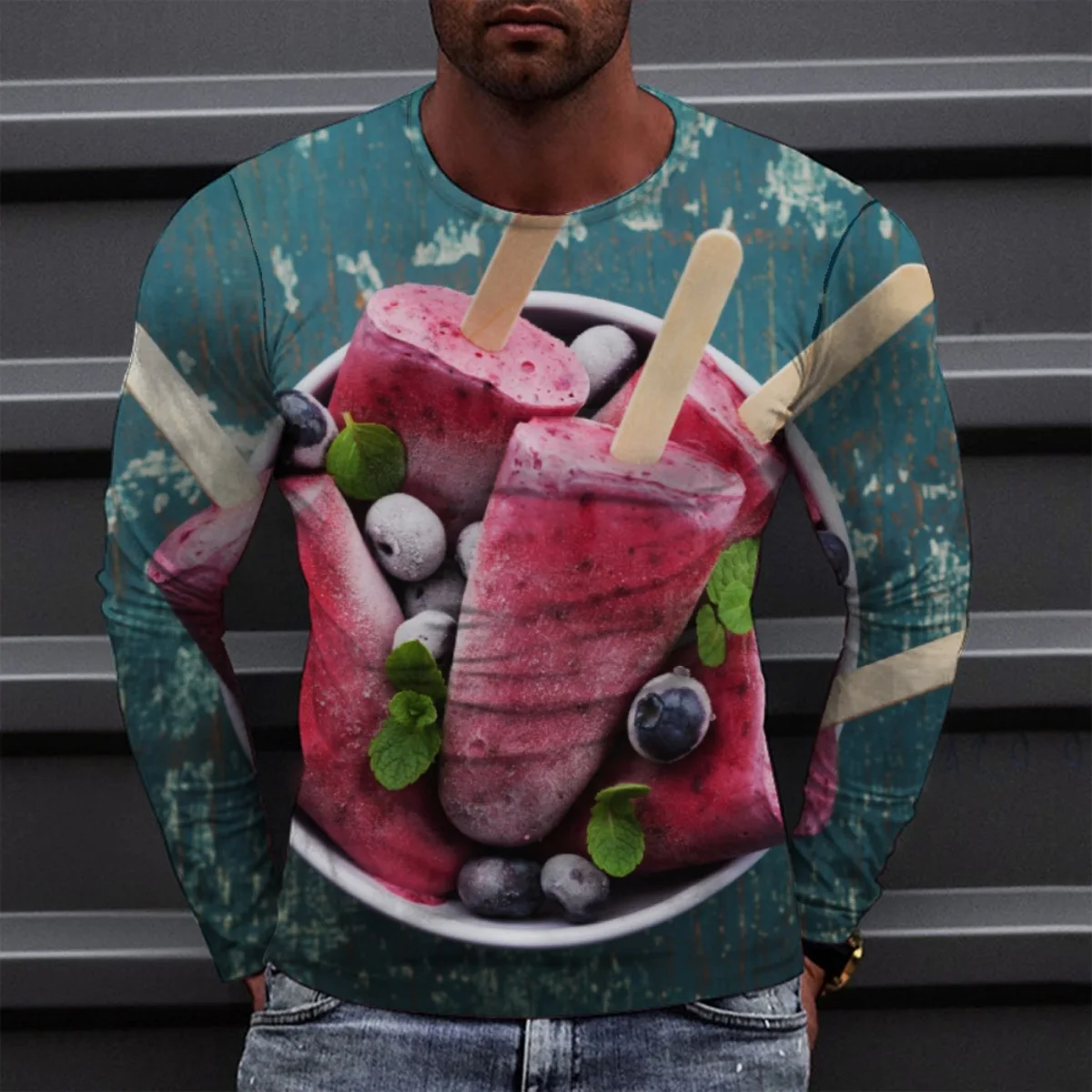 European and American new style digital printing pullover long-sleeved t-shirt thin men's t-shirt plus size trend venom printing
European and American new style digital printing pullover long-sleeved t-shirt thin men's t-shirt plus size trend venom printing