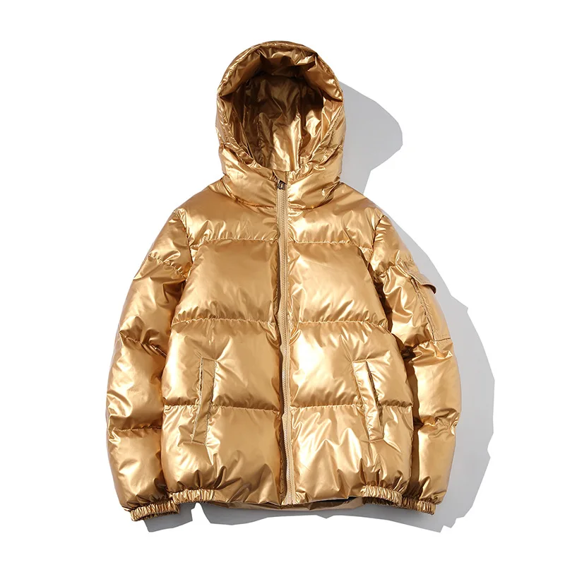 Fashion Young Loose Hooded Cotton Jacket Outwear Male Winter Men Jacket Thick Warm Parka Jackets Silver Bright Glossy Bread Coat
Fashion Young Loose Hooded Cotton Jacket Outwear Male Winter Men Jacket Thick Warm Parka Jackets Silver Bright Glossy Bread Coat