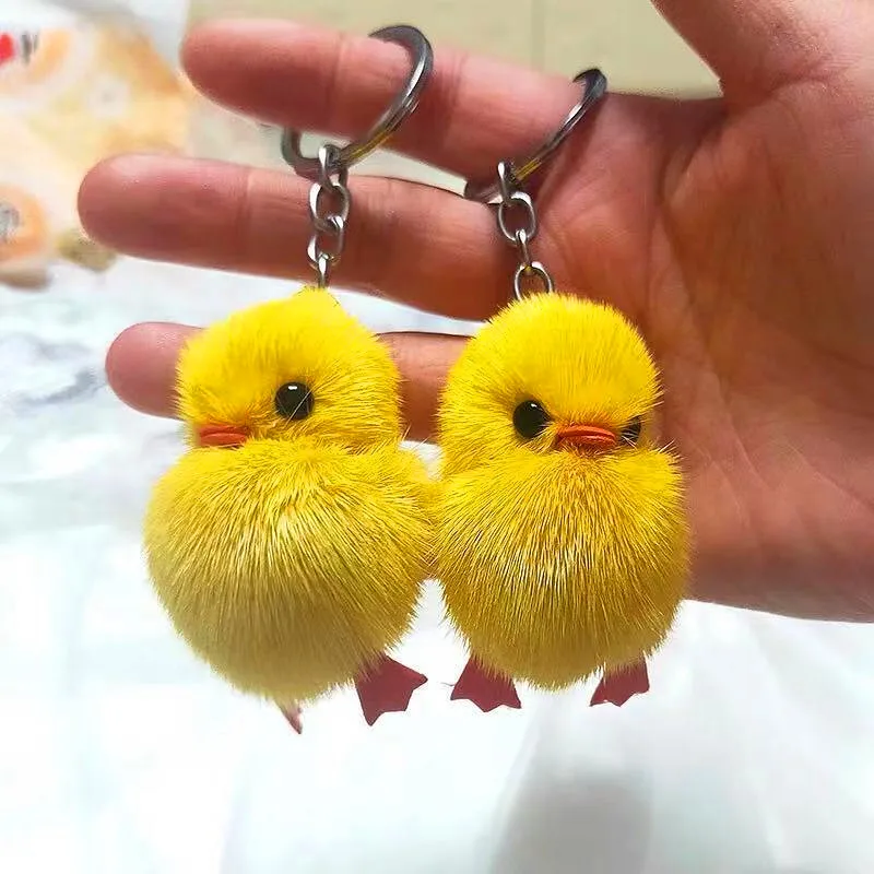 1pc New Fashion Cute Yellow Fur Hairball Soft Duck Keychain for Unisex Animal Bag Car Key Keyring Stuffed Plush Toy Gifts
1pc New Fashion Cute Yellow Fur Hairball Soft Duck Keychain for Unisex Animal Bag Car Key Keyring Stuffed Plush Toy Gifts