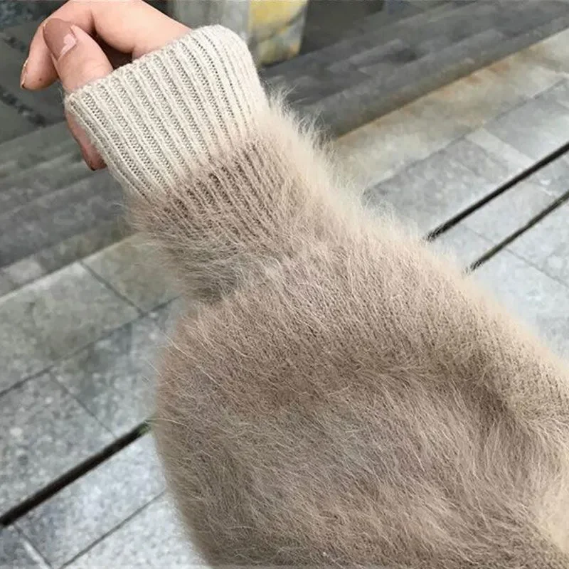 Autumn and Winter 2021 New Solid Color Coat Mink Fleece Plus Velvet Sweater Women Cardigan Lace Coat Loose Mid-length Lazy Style
Autumn and Winter 2021 New Solid Color Coat Mink Fleece Plus Velvet Sweater Women Cardigan Lace Coat Loose Mid-length Lazy Style
