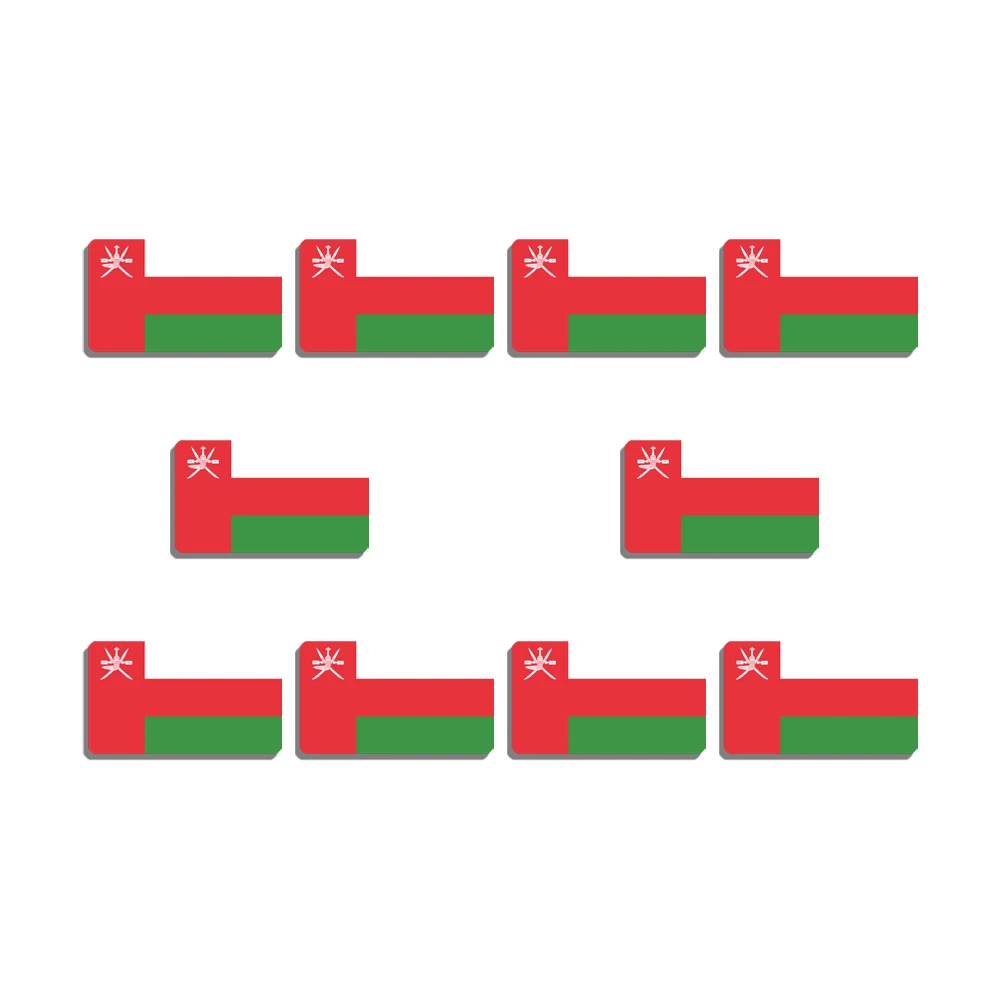 10Pcs Sultanate of Oman Flag Brooch Pride Flag Pin For Backpacks Shirt Clothes Accessories Lapel Pin Jewelry Badges Scarf Buckle
10Pcs Sultanate of Oman Flag Brooch Pride Flag Pin For Backpacks Shirt Clothes Accessories Lapel Pin Jewelry Badges Scarf Buckle