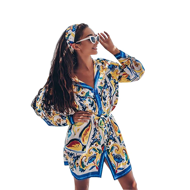 Fashion Vintage Womens Boho Dress 2021 Spring Loose Long Sleeve Party A-line Dress Ladies Sexy V-neck Swing Short Mini Dresses
Fashion Vintage Womens Boho Dress 2021 Spring Loose Long Sleeve Party A-line Dress Ladies Sexy V-neck Swing Short Mini Dresses