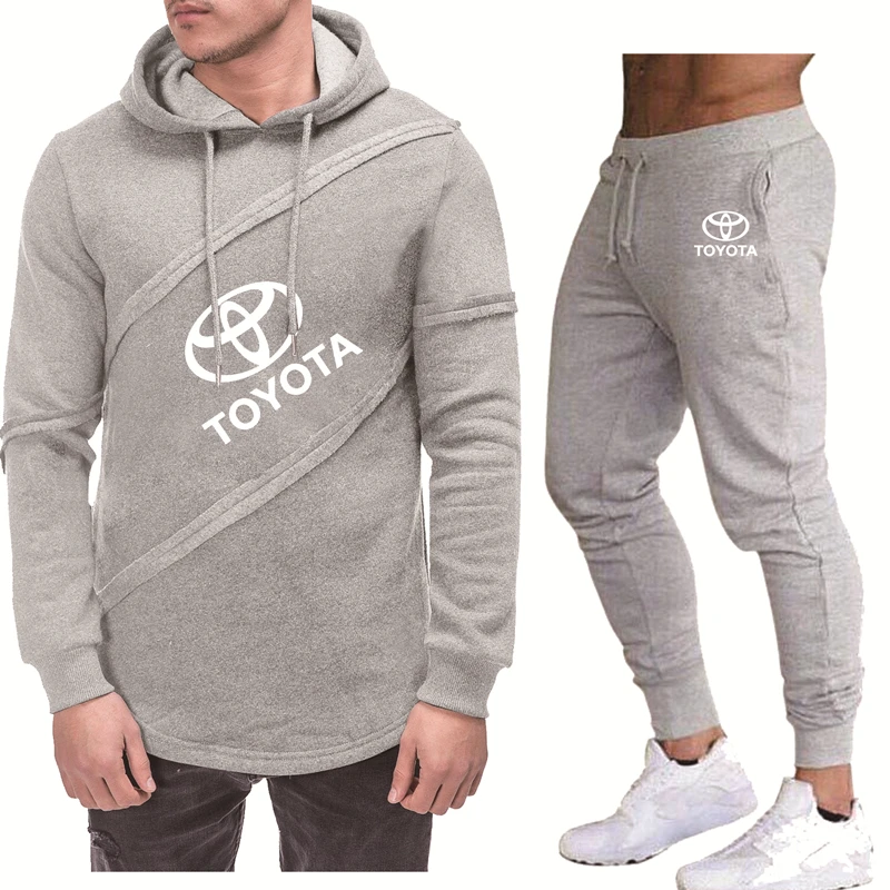 Spring Autumn Men's hoodie Toyota Car Logo Printing Casual High Quality Cotton Men's Hooded Sweatshirt Pants 2 Piece s
Spring Autumn Men's hoodie Toyota Car Logo Printing Casual High Quality Cotton Men's Hooded Sweatshirt Pants 2 Piece s