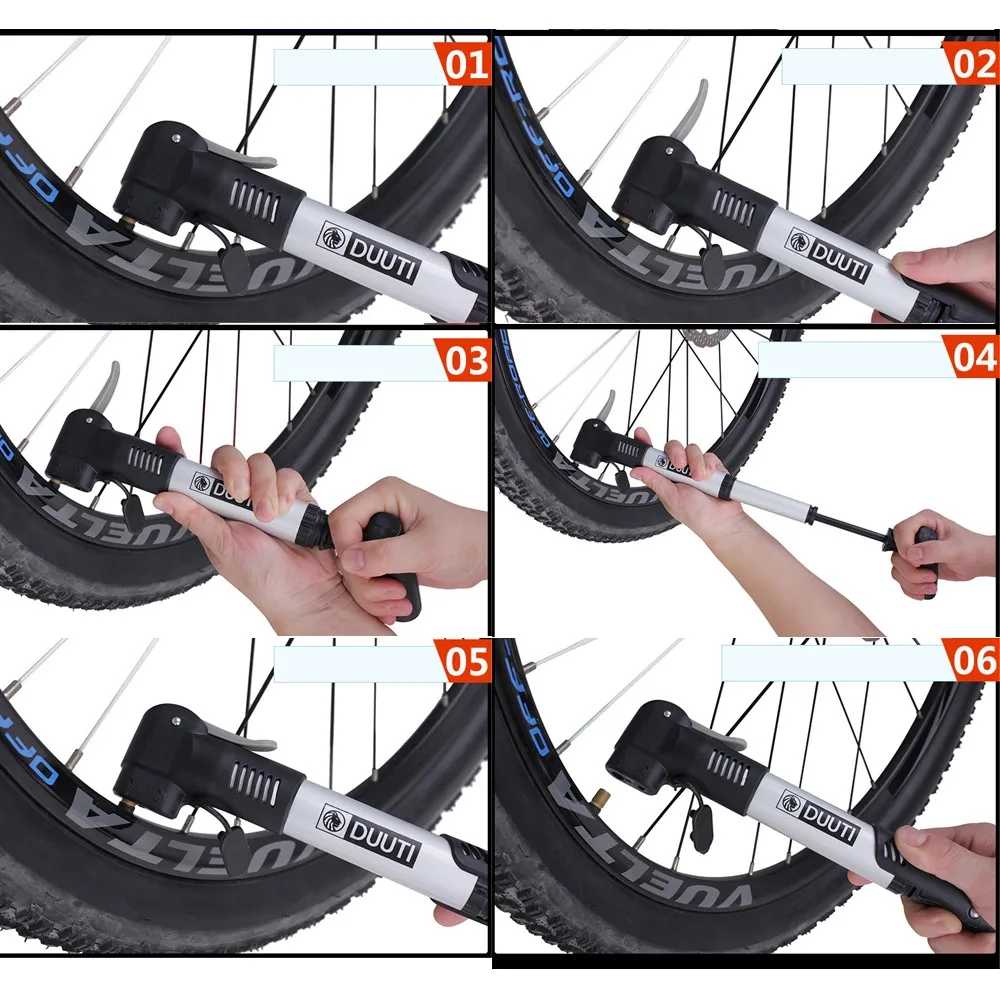 Bicycle Mini Air Hand Pump Double Head AV DV SV Auto Dunlop Presta Valve For Racing School Bikes Accessory Bracket Ties Part
Bicycle Mini Air Hand Pump Double Head AV DV SV Auto Dunlop Presta Valve For Racing School Bikes Accessory Bracket Ties Part