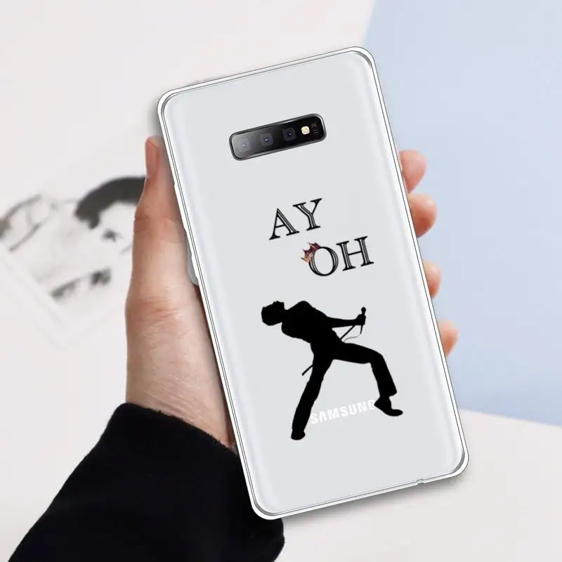 Freddie Mercury Queen band Phone Case Transparent For Samsung Galaxy A 71 21s S note 8 9 10 plus 20 ultra
Freddie Mercury Queen band Phone Case Transparent For Samsung Galaxy A 71 21s S note 8 9 10 plus 20 ultra
