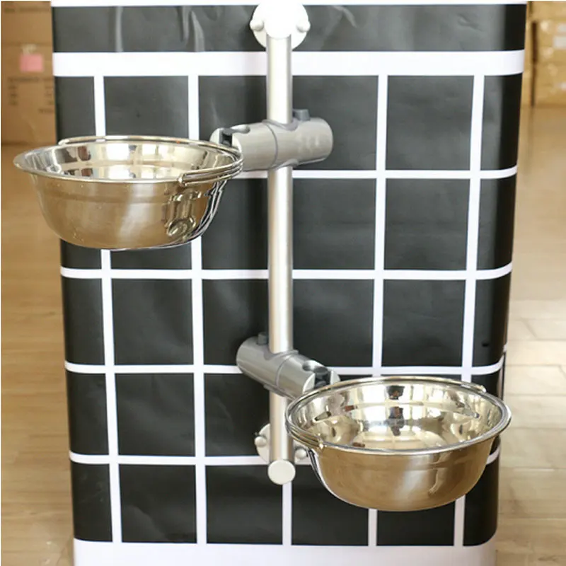 New Arrival Stainless Steel Pet Bowl Adjustable Wall Hanging Dog Cat Food Feeder Lifting Water Feeder Dog Hanging Food Dispenser
New Arrival Stainless Steel Pet Bowl Adjustable Wall Hanging Dog Cat Food Feeder Lifting Water Feeder Dog Hanging Food Dispenser