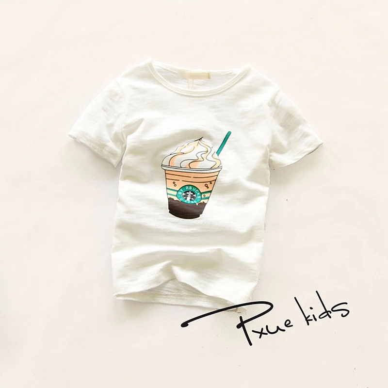 New Summer style Fashion Cartoon ice coffee print Boys & Girls Short sleeve T-shirt Kids clothes Brand t shirt child tees tops
New Summer style Fashion Cartoon ice coffee print Boys & Girls Short sleeve T-shirt Kids clothes Brand t shirt child tees tops