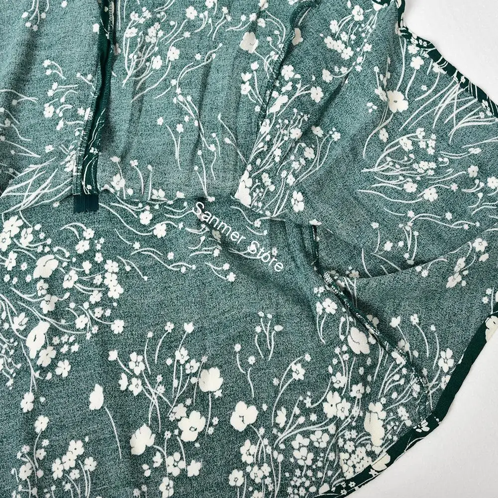 Spring Summer Women French Retro Square Collar Short Dress Spaghetti Strap Floral Printing Sleeveless Ruffles Sling Dress
Spring Summer Women French Retro Square Collar Short Dress Spaghetti Strap Floral Printing Sleeveless Ruffles Sling Dress