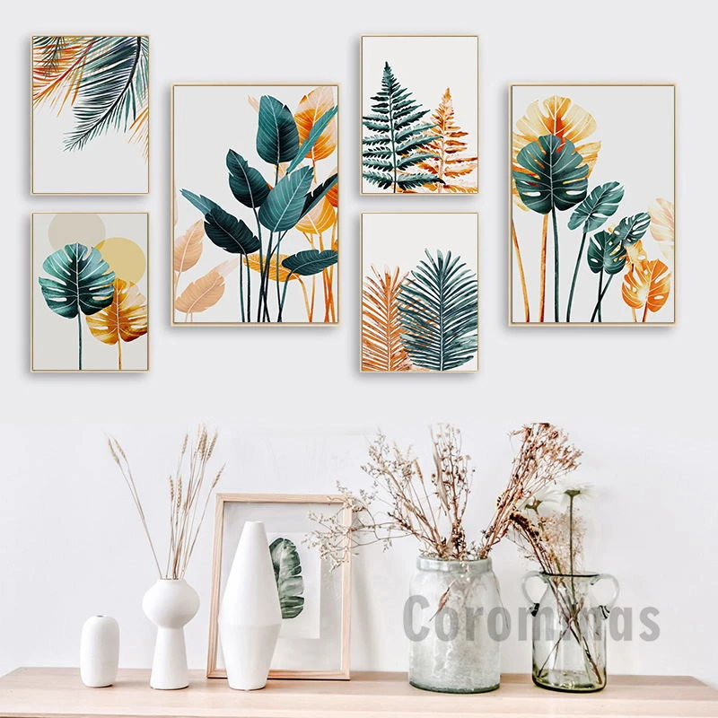 Nordic Color Plant Leaves Poster Print Landscape Wall Art Canvas Painting Picture For Living Room Home Decor Cuadros Decoration
Nordic Color Plant Leaves Poster Print Landscape Wall Art Canvas Painting Picture For Living Room Home Decor Cuadros Decoration