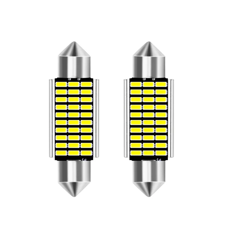 20 x Festoon 36MM led Dome C5W led 3014 led 27SMD festoon LED light Canbus Car Licence Plate Light Auto Dome lamp Reading Bulb
20 x Festoon 36MM led Dome C5W led 3014 led 27SMD festoon LED light Canbus Car Licence Plate Light Auto Dome lamp Reading Bulb