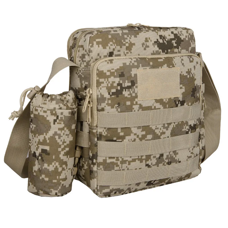 

Военная Тактическая Сумка на плечо для планшетного компьютера, уличный тренировочный боевой охотничий рюкзак, камуфляжная трендовая сумка...