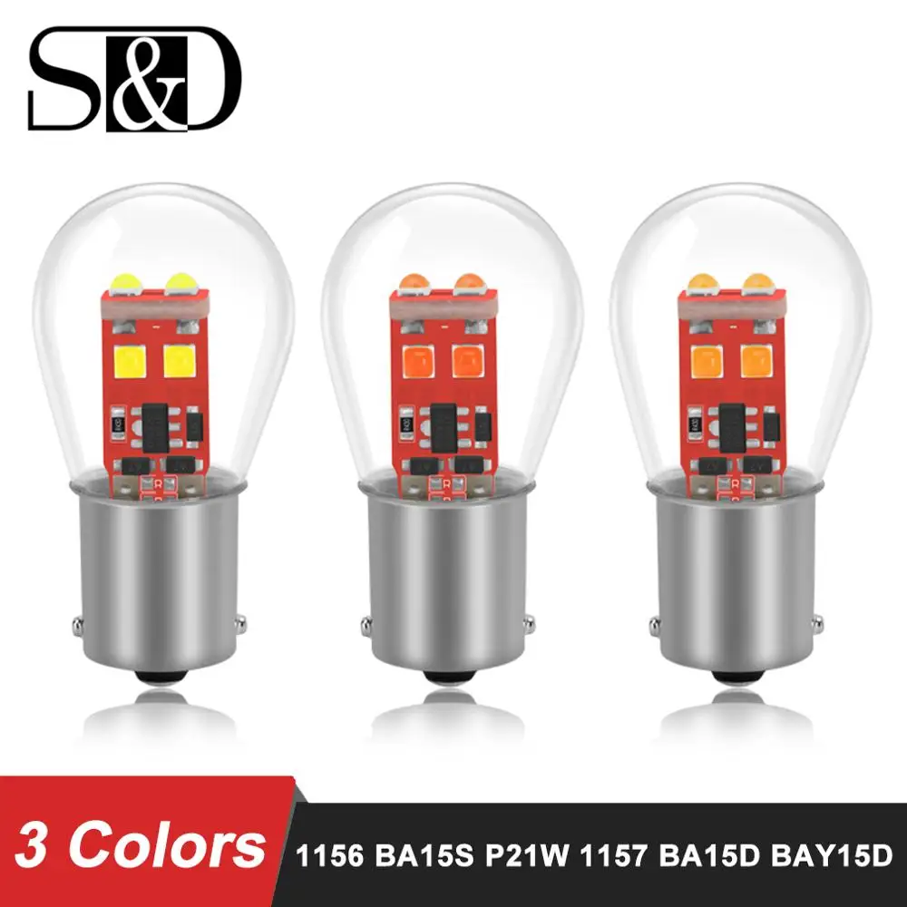 1156 BA15S 1157 BA15D BAY15D P21/5W P21W LED Car Light Brake Bulbs Auto Turn Signal Tail Parking Reverse Lamp White Red Yellow
1156 BA15S 1157 BA15D BAY15D P21/5W P21W LED Car Light Brake Bulbs Auto Turn Signal Tail Parking Reverse Lamp White Red Yellow
