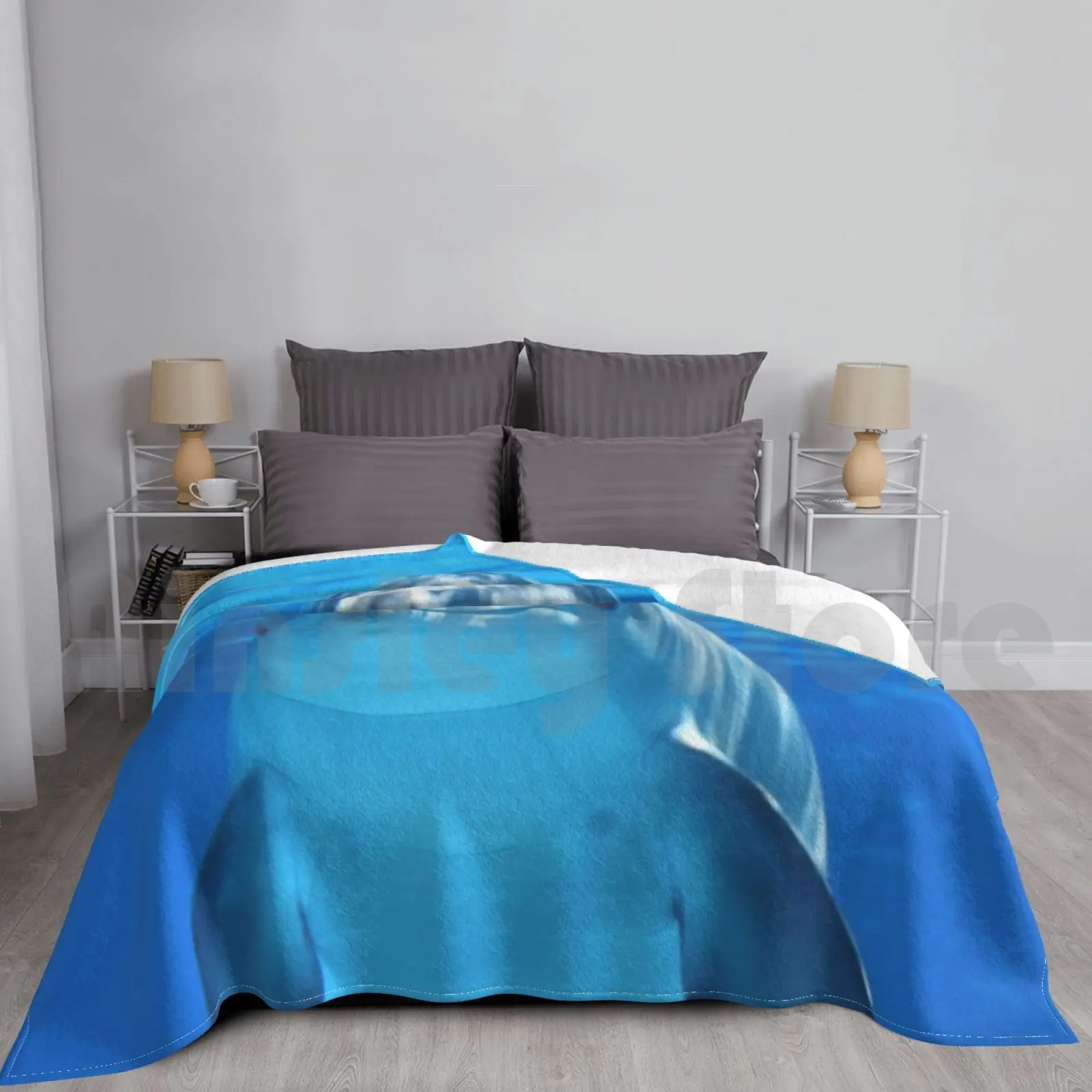 

Dolphin Swimming Blanket For Sofa Bed Travel Dolphin Dolphins Swimming Ocean Marine Marine Animals Dog Of The