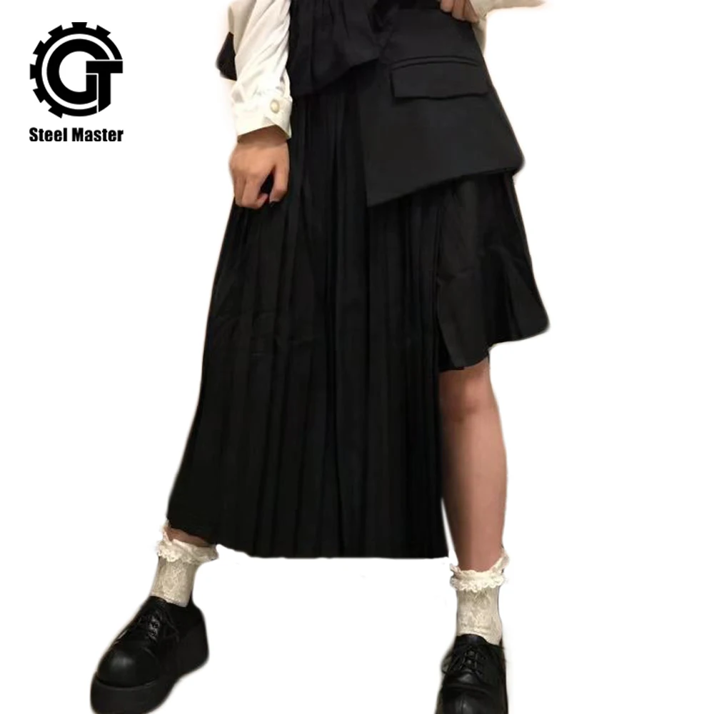 Gothic Punk Womens Skirt Black Irregular Fashion Dress Suit Skirt High Street Ruffles
Gothic Punk Womens Skirt Black Irregular Fashion Dress Suit Skirt High Street Ruffles