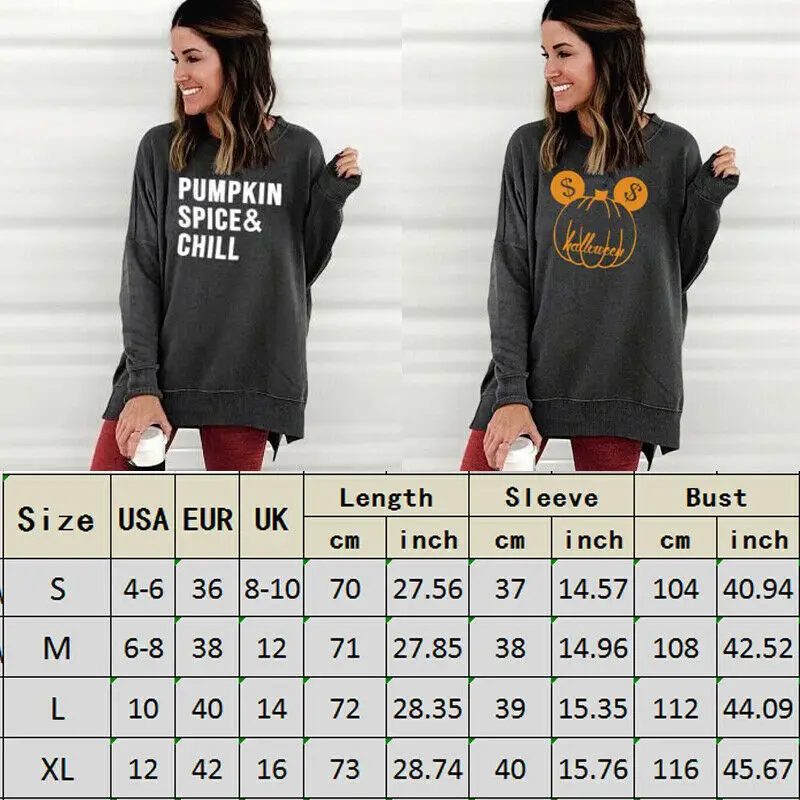 Womens Hoodies 2019 Autumn Casual Sweatshirt Long Sleeve Top Ladies Pumpkin Print Jumper Coat Pullover Tops Girls Winter Clothes
Womens Hoodies 2019 Autumn Casual Sweatshirt Long Sleeve Top Ladies Pumpkin Print Jumper Coat Pullover Tops Girls Winter Clothes