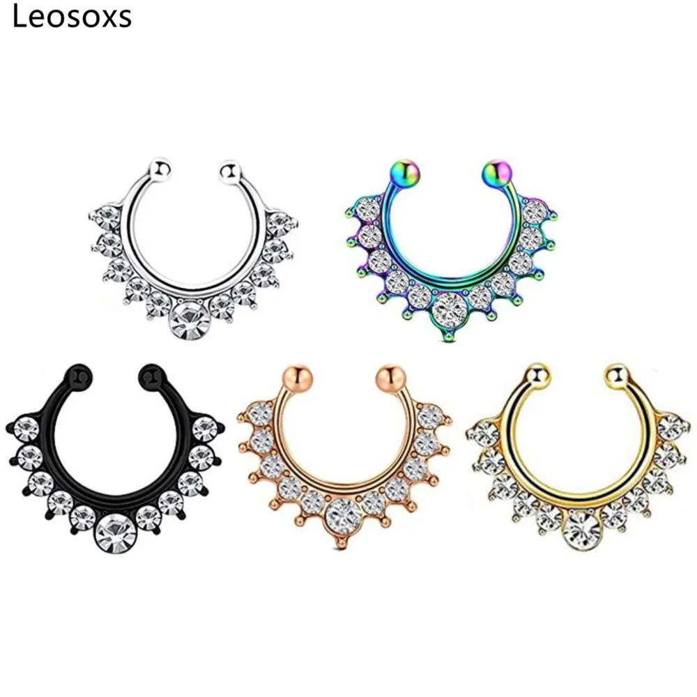 Leosoxs 1pc Fashionable and Simple Stainless Steel for Woman Nose Ring Personality New Nose Ring Piercing Jewelry 16G
Leosoxs 1pc Fashionable and Simple Stainless Steel for Woman Nose Ring Personality New Nose Ring Piercing Jewelry 16G
