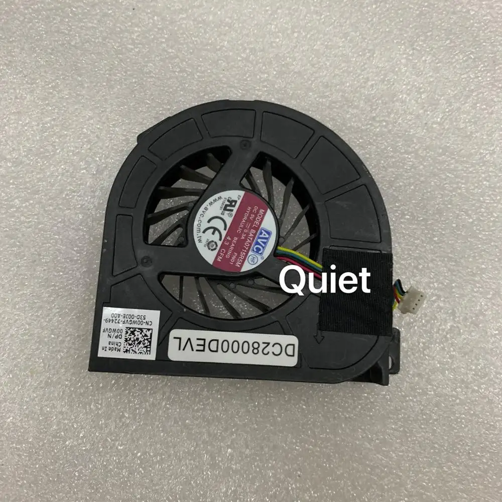 Free Shipping original for Dell M4800 M4700 fan cpu cooler 00WGVF 0WGVF cn-00WGVF DC28000DEDL DC28000DEVL
Free Shipping original for Dell M4800 M4700 fan cpu cooler 00WGVF 0WGVF cn-00WGVF DC28000DEDL DC28000DEVL