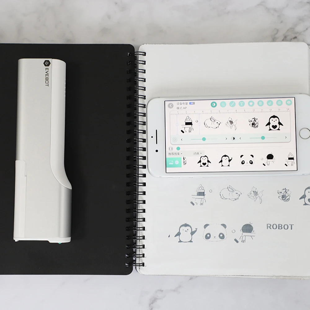 Evebot Portable Printpen Mini Tattoo Printer Inkjet Pen Portable Handheld Printers Color DIY Printing Pen for Android/IOS #R20 
Evebot Portable Printpen Mini Tattoo Printer Inkjet Pen Portable Handheld Printers Color DIY Printing Pen for Android/IOS #R20