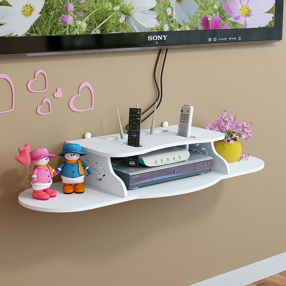 TV set-top box rack without perforation shelf living room TV wall decoration bedroom wall hanging router partition LM01211850
TV set-top box rack without perforation shelf living room TV wall decoration bedroom wall hanging router partition LM01211850