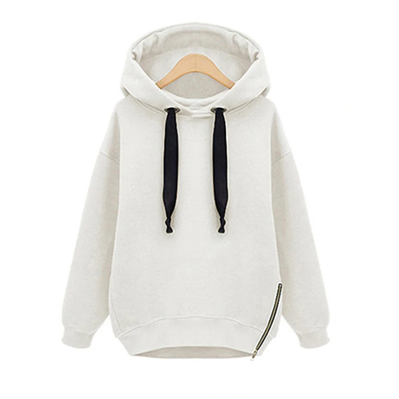 Zipper Drawstring Loose Casual Jacket Long-sleeved Hoodies Pullover Large Size Velvet Thick Solid Color Sweater Mid-length Y2k
Zipper Drawstring Loose Casual Jacket Long-sleeved Hoodies Pullover Large Size Velvet Thick Solid Color Sweater Mid-length Y2k