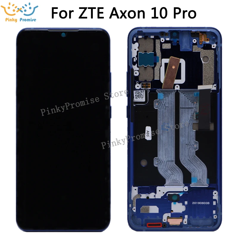 ЖК дисплей AMOLED 6 47 дюйма для ZTE Axon 10 Pro 5G/4G с сенсорным экраном и дигитайзером в