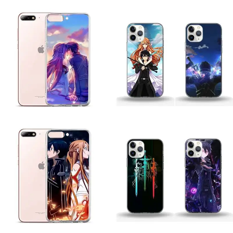 Sword Art Online SAO Anime Manga Phone Case Transparent for iPhone Samsung A S 11 12 6 7 8 9 10 20 Pro X XS Max XR Plus lite
Sword Art Online SAO Anime Manga Phone Case Transparent for iPhone Samsung A S 11 12 6 7 8 9 10 20 Pro X XS Max XR Plus lite