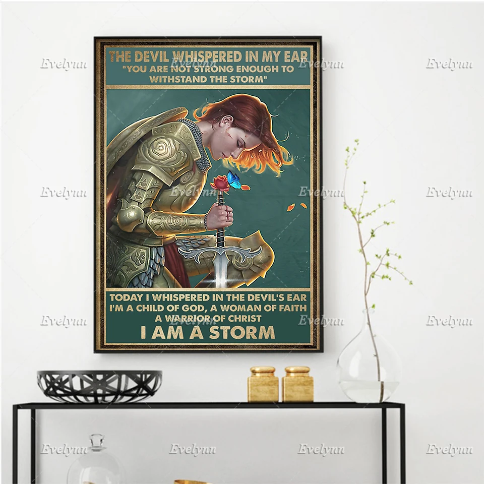 Christian The Devil Whispered In My Ear You're Not Strong Enough To Withstand Poster Prints Home Decor Canvas Floating Frame
Christian The Devil Whispered In My Ear You're Not Strong Enough To Withstand Poster Prints Home Decor Canvas Floating Frame