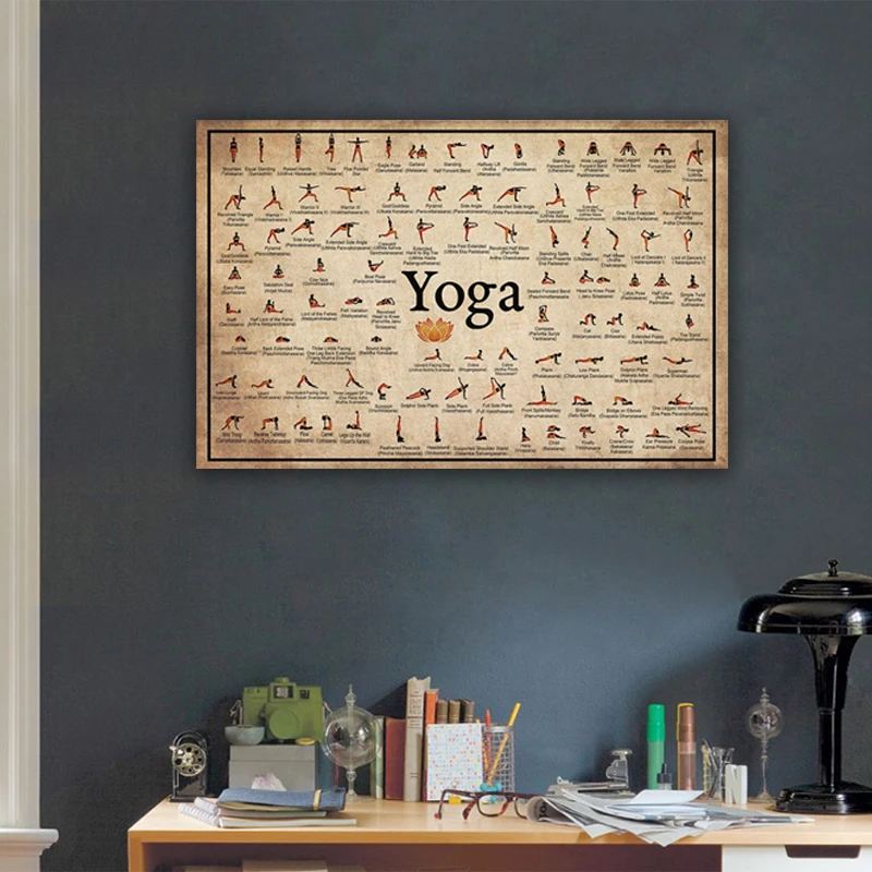 Yoga Ashtanga Chart Pose Health Poster Prints Home Exercise Gym Wall Art Canvas Painting Yoga Pose Picture Living Room Home
Yoga Ashtanga Chart Pose Health Poster Prints Home Exercise Gym Wall Art Canvas Painting Yoga Pose Picture Living Room Home