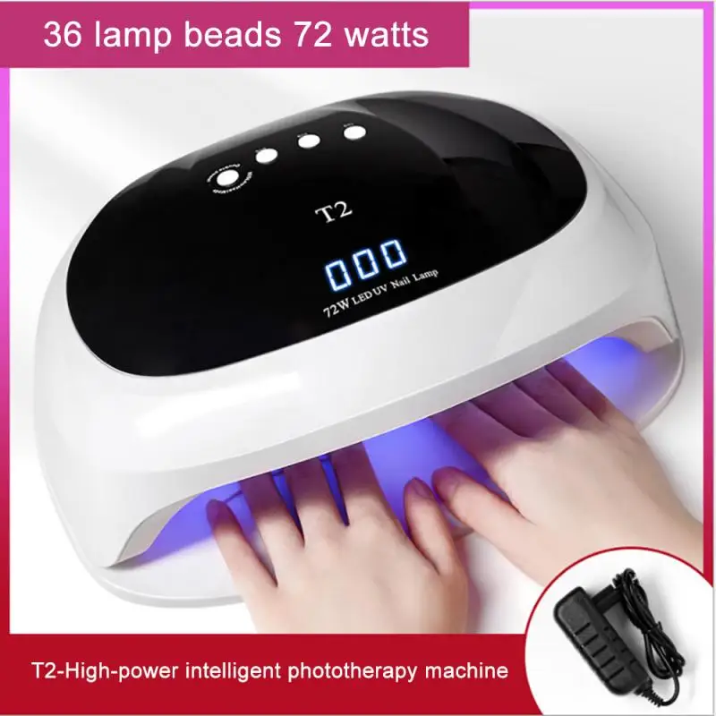 72W UV LED Lamp Nail Dryer Smart Sensor Phototherapy Lamp Quick-drying Nail Dryer Nail Lamp For Manicure Gel With LCD Display
72W UV LED Lamp Nail Dryer Smart Sensor Phototherapy Lamp Quick-drying Nail Dryer Nail Lamp For Manicure Gel With LCD Display
