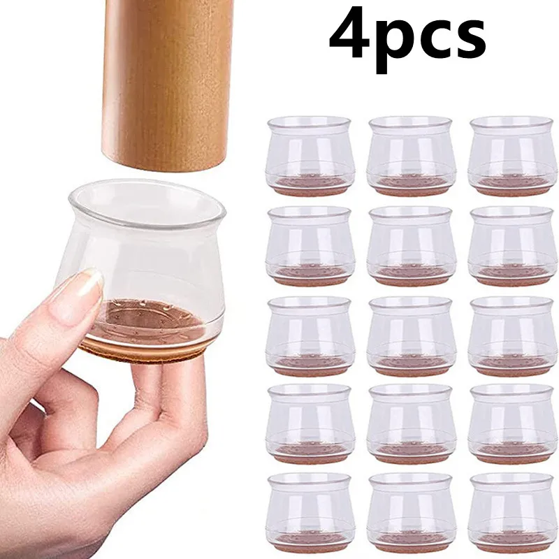 4pcs New Non-Slip Silicone Chair Caps Mute Anti Scratch Furniture Covers Socks Table Feet Leg Cap Floor Protectors Home Decor
4pcs New Non-Slip Silicone Chair Caps Mute Anti Scratch Furniture Covers Socks Table Feet Leg Cap Floor Protectors Home Decor