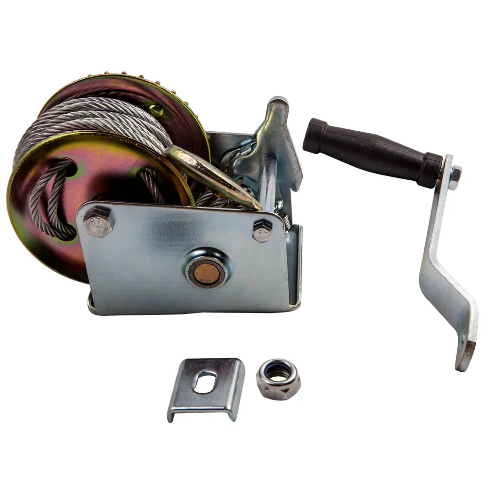 600lbs 26ft Cable Hand Winch Crank Gear Winch ATV Boat Trailer Heavy Duty NEW
600lbs 26ft Cable Hand Winch Crank Gear Winch ATV Boat Trailer Heavy Duty NEW