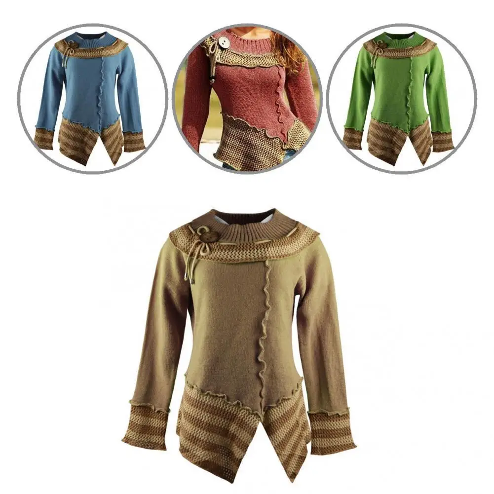 Knitted Sweater Split Hem All-Match Long Sleeve O-Neck Slim Fit Knitted Pullover
Knitted Sweater Split Hem All-Match Long Sleeve O-Neck Slim Fit Knitted Pullover